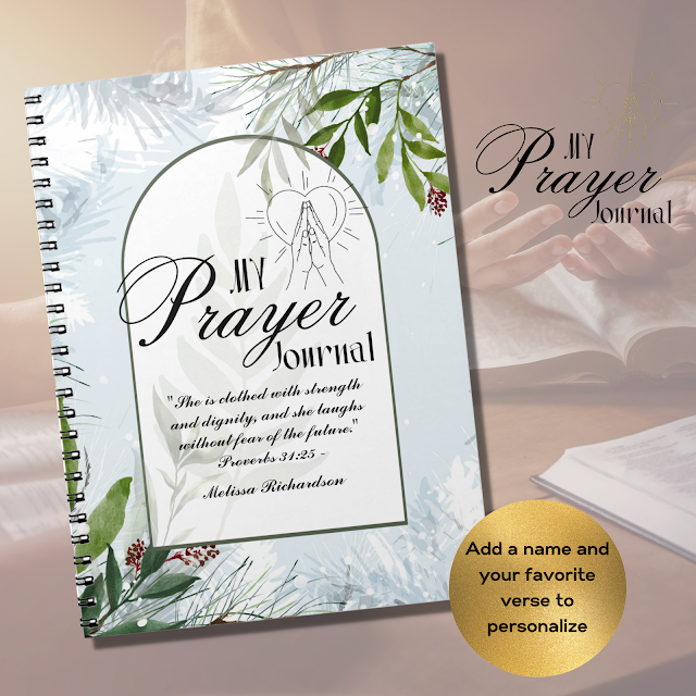 personalized prayer journal