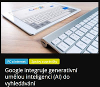 Google integruje generativní umělou inteligenci (AI) do vyhledávání - AzaNoviny