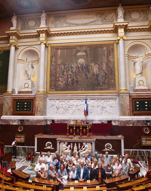 CCAS de Luzarches visite de l'Assemblée Nationale