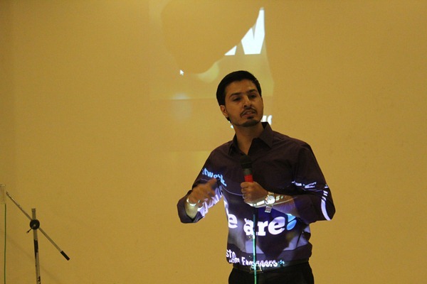 Blogger Mohammad Mustafa at  The Mentor Club Conference