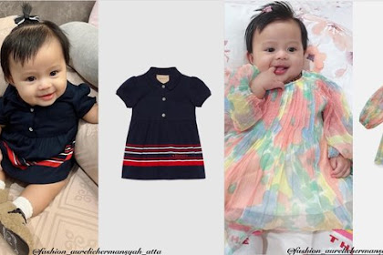 Deretan Outfit Ameena Anak Atta Halilintar dan Aurel Hermansyah