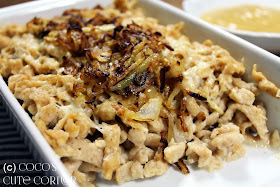 Quark Spaetzle with Cheese and Caramelized Onions