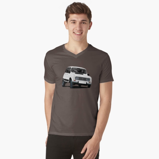 Kurvaava Renault 4 paita