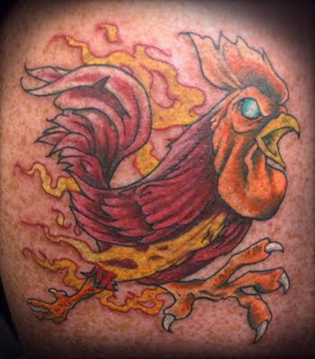 New Rooster tattoos pictures