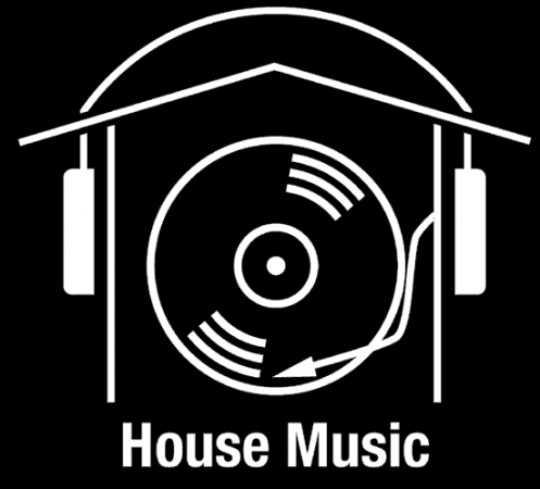 i love music logo. a i love House+music+logo