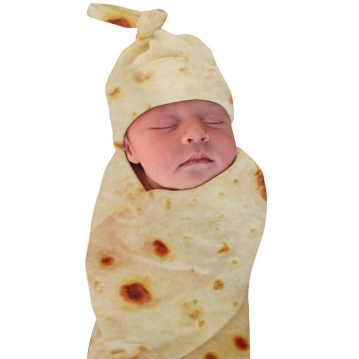 Amazon Is Selling A Swaddling Blanket To Wrap Your Baby Into A Little Burrito
