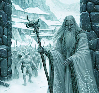 Saruman visits Windhelm, with an army of Uruk-hai