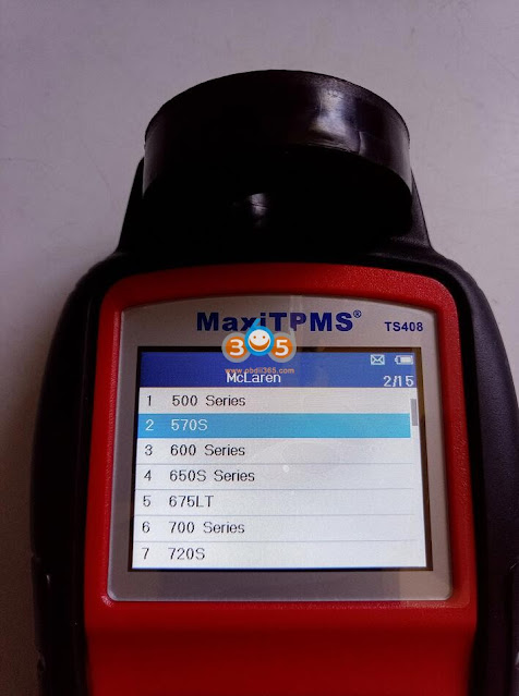 Autel TS408 Program McLaren 570S TPMS Sensor 4