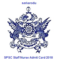 SPSC Staff Nurse Admit Card