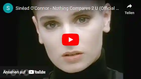 Youtube Video, Sinéad O'Connor, Nothing Compares 2 U