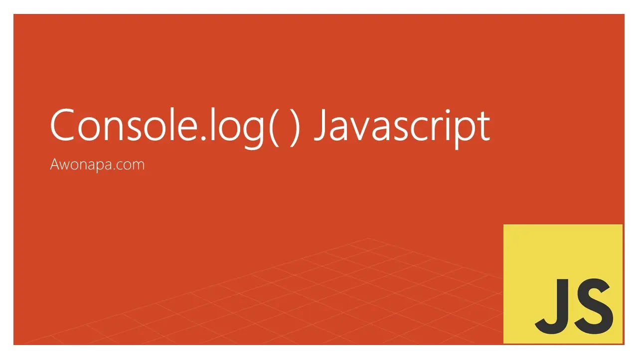 Belajar Javascript - Console.log pada Javascript