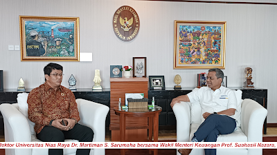 Rektor Universitas Nias Raya Dr. Martiman S. Sarumaha Masuk Dalam Bursa Balon Kada Nias Selatan Periode 2024-2029