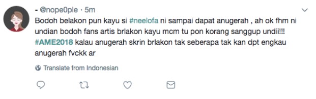 “Sendiri host, sendiri calon, sendiri announce, sendiri menang, sampaikan pun kat diri sendiri. Real definition of SYOK SENDIRI.”