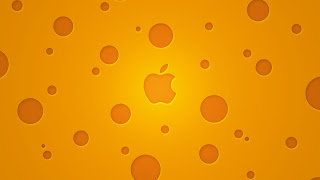 Orange Apple wallpaper