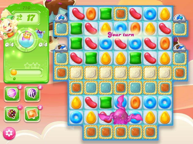 Candy Crush Jelly Saga level 710