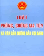 Luật phòng chống ma túy 2021 và các văn bản hướng dẫn thi hành