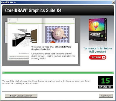 Cara Instal CorelDRAW X4 Agar Full Versi Menggunakan PsiKey.dll tanpa Keygen (Serial Number)