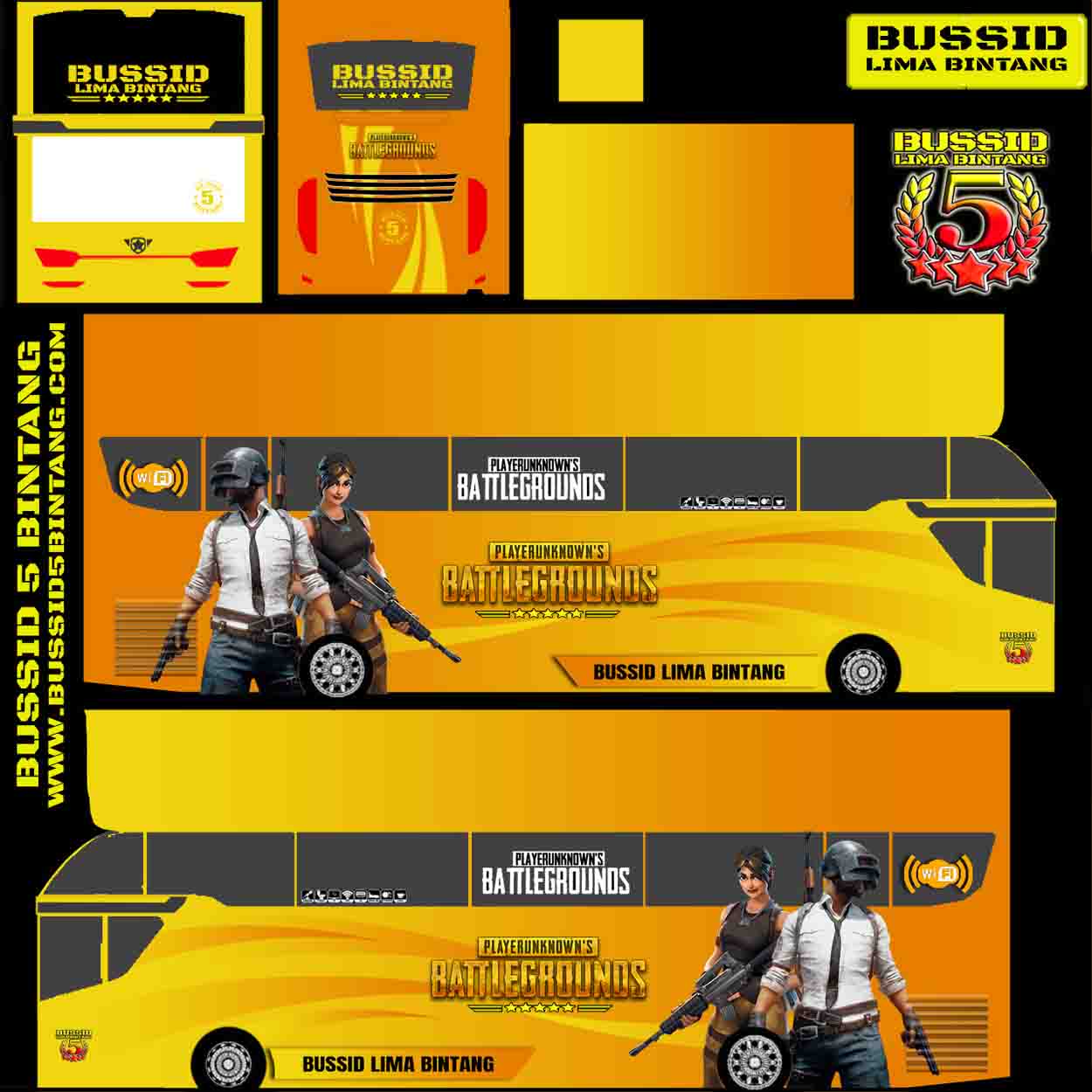 download livery bussid pubg