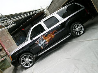 escalade carro car tuning modificado pintura