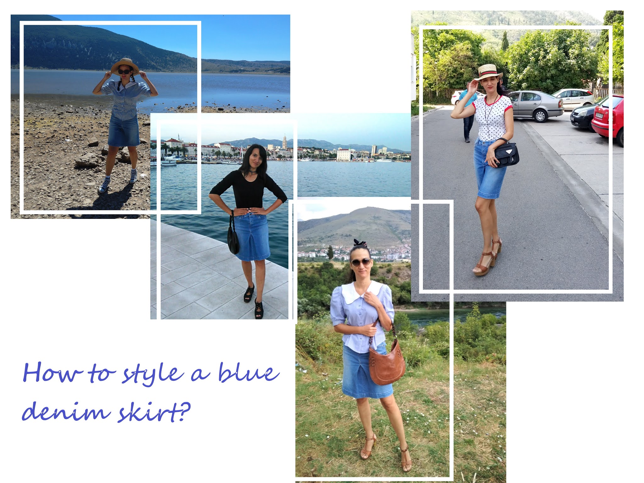 20 WAYS TO STYLE A BLUE DENIM SKIRT #modaodaradosti blog