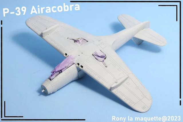 L'apprêt du P-39 Airacobra.