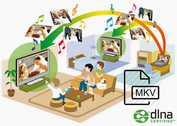 Convert MKV for streaming over DLNA