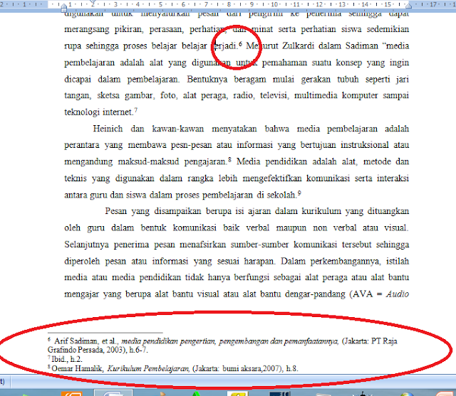 Cara Membuat Catatan Kaki di Word 2010, Super Cepat 