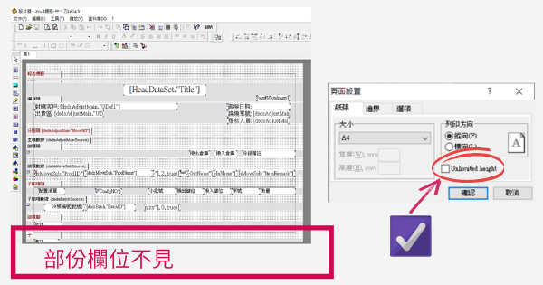 正航ERP報表編輯Fastreport操作介面 頁面設置