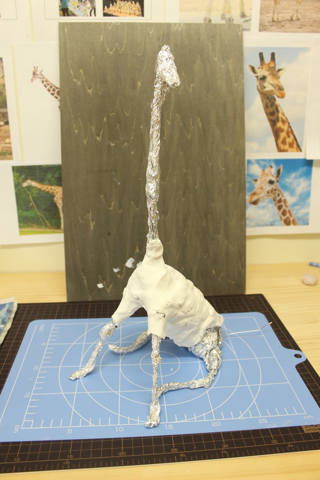 試作品 紙粘土で動物づくり