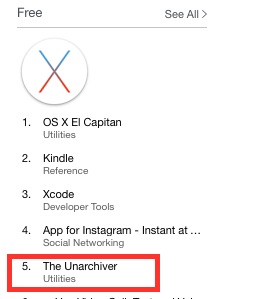 The Unarchiver on the App Store