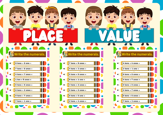 Perfect Place Value Maths Worksheet For Class 1 Free PDF
