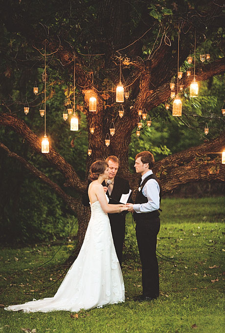 I 39ve always pictured getting married beneath a huge tree decorated with 