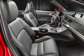 Interior view of 2014 Lexus CT200h