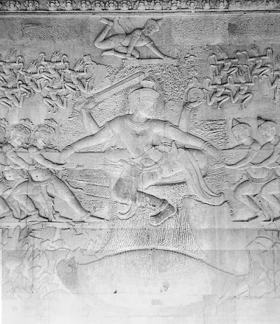 Kurma’s relief in Angkor Wat - Cambodia
