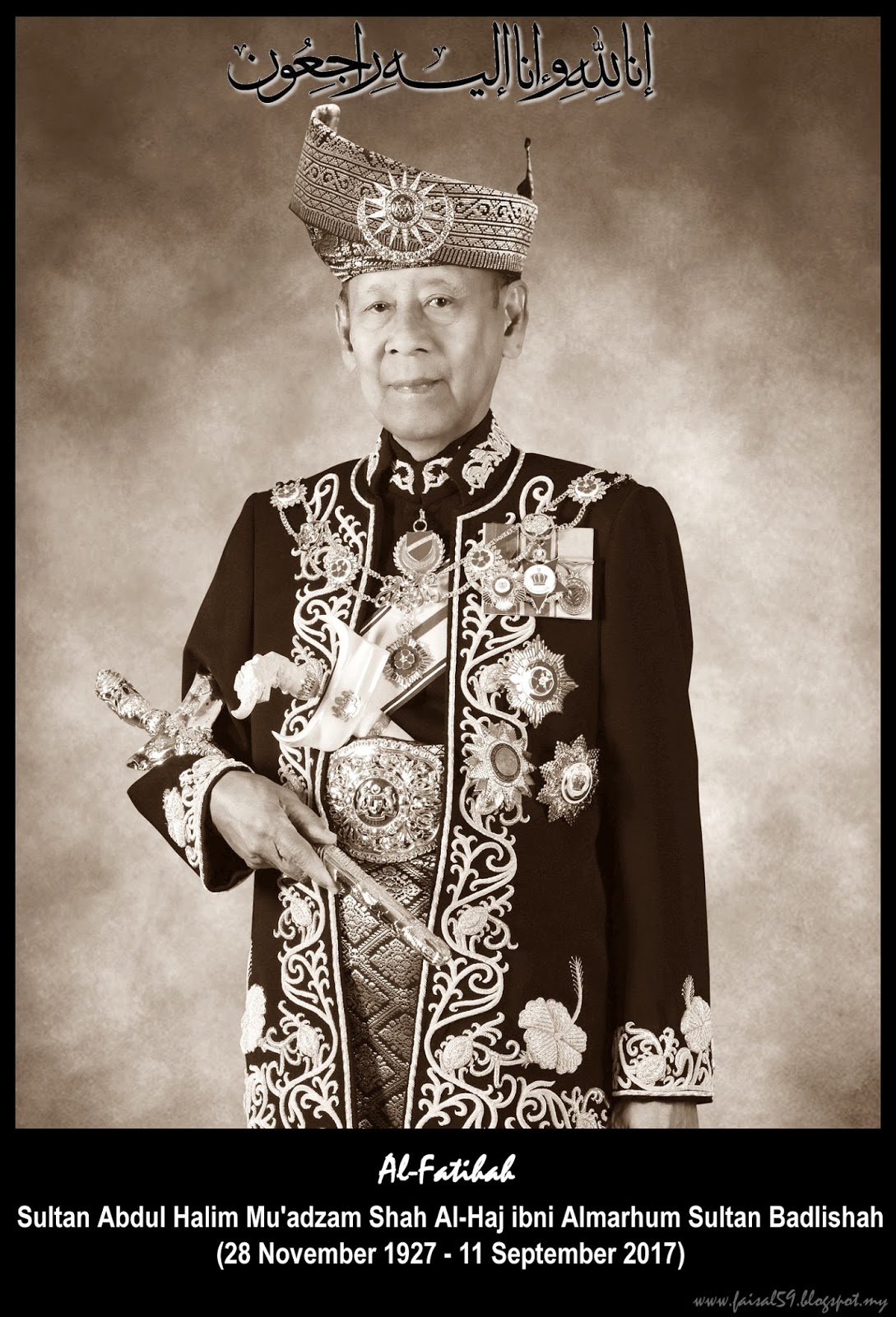 Kuala Nerang: Sultan Abdul Halim Mu'adzam Shah Mangkat