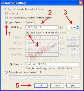 Menu Connection Settings - Image by MeNDHo.com