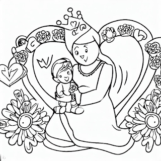 Um gesto de amor que sua mãe vai adorar! Presenteie-a com um desenho para colorir do dia das mães e compartilhe um momento inesquecível juntos.