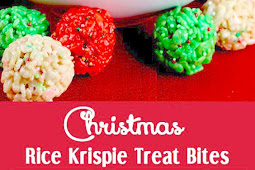 Christmas Rice Krispie Treat Bites Recipe