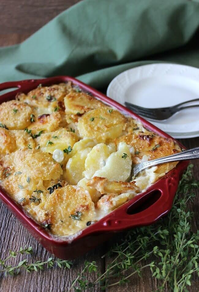 Herbed Scalloped Potatoes | Courtesy of Vegan in the Freezer