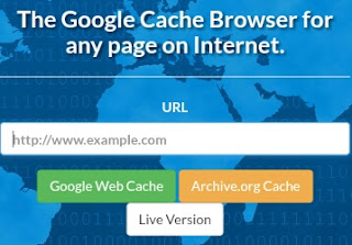 Check google cache