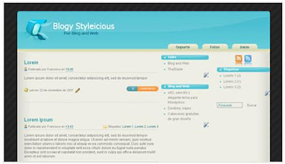 Styleiceous Template For blogger Free