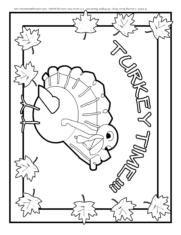 Printable Thanksgiving Coloring Pages title=