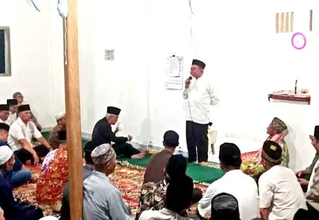 Wabup PALI Safari Ramadhan di Desa Beruge Darat, Begini Jelasnya