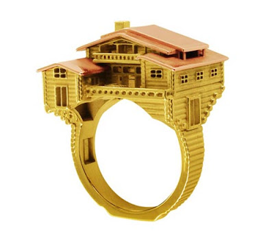 City And Building Shape Beautiful, Creative And Stylish Ring Collection