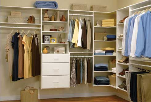 corner closet organizer for woman