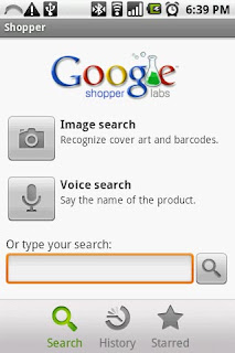 Google Shopper Aplikasi Android