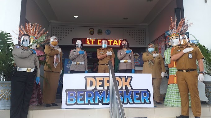 Samsat Cinere Dukung Program Depok Bermasker