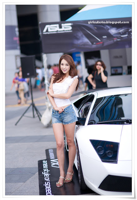 3 Ju Da Ha-ASUS Lamborghini VX7 Roadshow-very cute asian girl-girlcute4u.blogspot.com