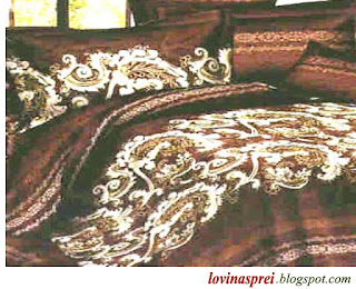 sprei motif batik