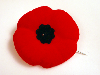 REMEMBRANCE DAY POPPY CROSS